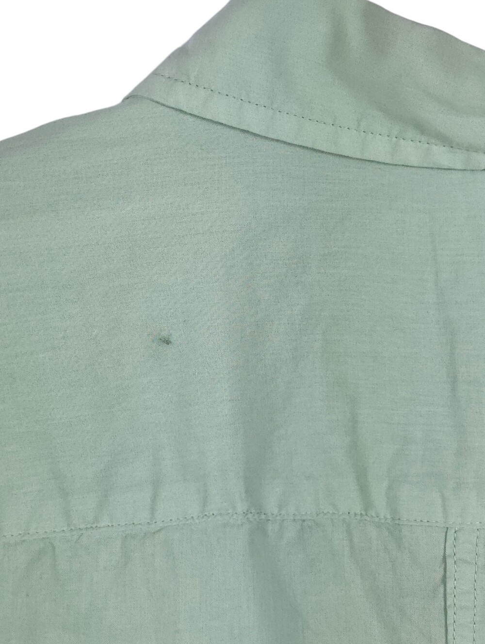 Frank & Eileen Mens Luke Button Up Shirt Mint Green 100% Cotton Long Sleeve - Picture 6 of 6